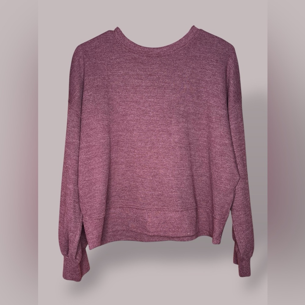 Old Navy Women's Maroon Crew Neck Sweater